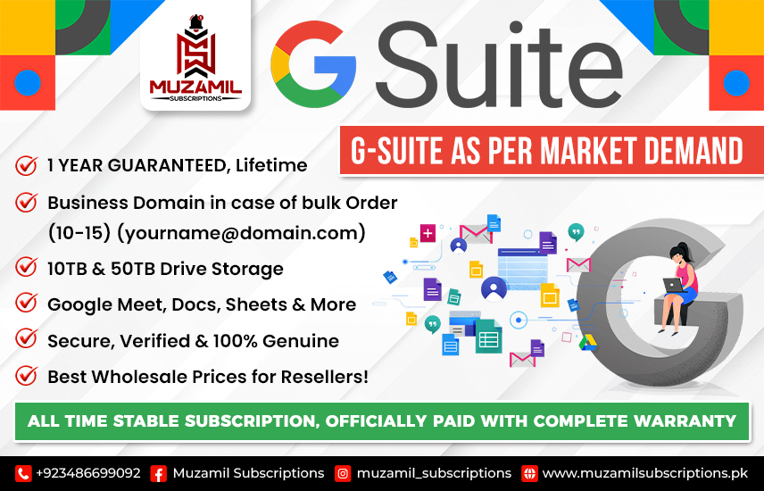G-Suite (Google Workspace)